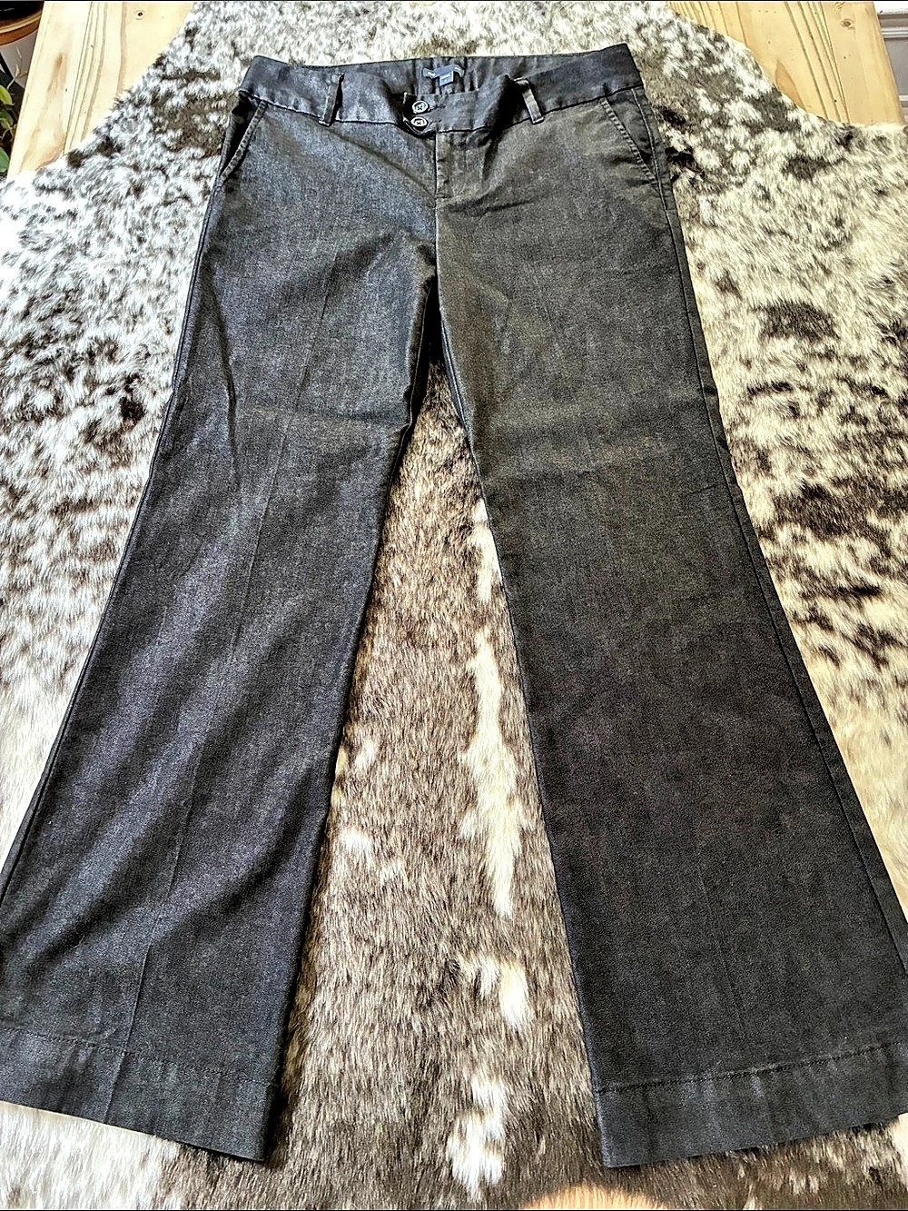 Gap Always Dark Blue Flare Pants in Black Size 8